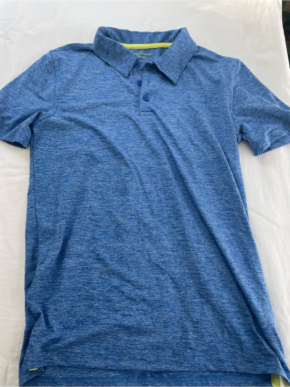 Tommy Bahama Kid’s Blue Heather Polo Shirt